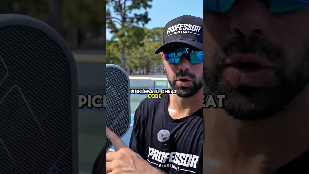 The Professor Pickleball Titanium Paddle! #pickleball #pickleballvideos #puckleballcontent