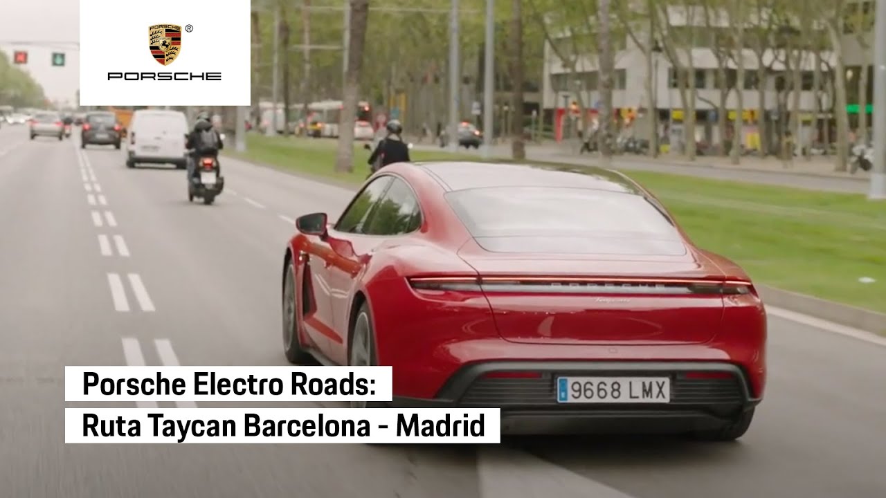 Ruta Barcelona-Madrid con el Porsche Taycan