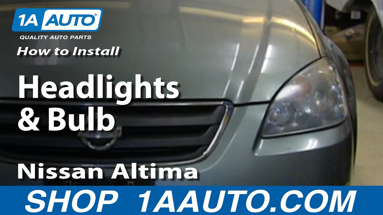 2006 Nissan altima change headlight bulb #5