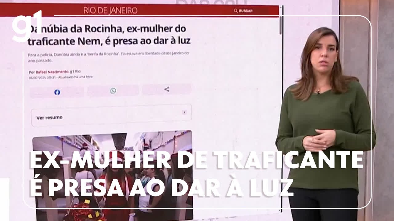 Ex-mulher do traficante Nem é presa no Rio
