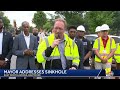 LIVE: Baltimore mayor addresses North Avenue sinkhole - https://on.wbaltv.com/3yGDX9g  - 08:08 min - News - Video