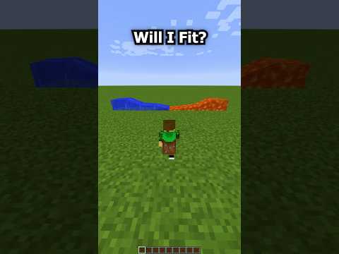 Minecraft Will I Fit?🤔