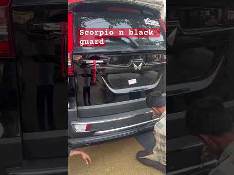 Aaj humne lagaya #scorpion me #black #dijex #guard #mahindra #cars #newcar