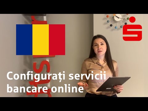 Configurați servicii bancare online (Online-Banking einrichten auf rumänisch)