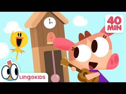 HICKORY DICKORY DOCK 🎵🕰️🐟 + More Nursery Rhymes for Kids | Lingokids