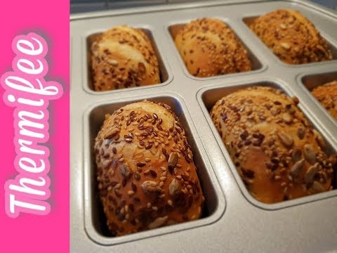 Thermomix® TM5 - Dinkelbrötchen mit Joghurt (Übernachtversion)