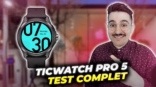 Vidéo-Test : TICWATCH PRO 5 : Test complet de la smartwatch sous Wear OS 3 avec le PLUS D'AUTONOMIE !   4K