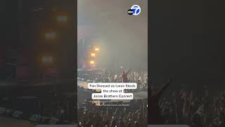 Fan Dressed as Lorax Steals the Show at Jonas Brothers Concert