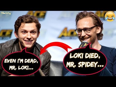 Tom Holland and Tom Hiddleston Makes Fun of Each Other - Avengers: Infinity War 2018
