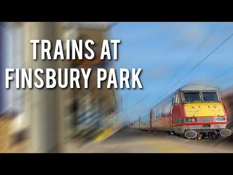 Trains at Finsbury Park (24/09/22)