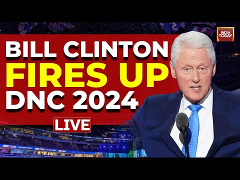 DNC 2024 LIVE | Still Younger Than Other Guy: Bill Clinton Takes Jibe At Trump | DNC Convention LIVE