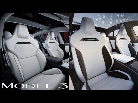 Trying Out Tesla's NEW Seats! Plaid & Model 3 Performance