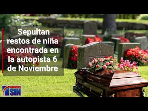 En medio de consternación sepultan restos de niña encontrada en autopista 6 de Noviembre