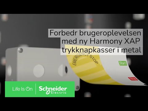 Harmony XAP trykknapkasser i metal |Schneider Electric