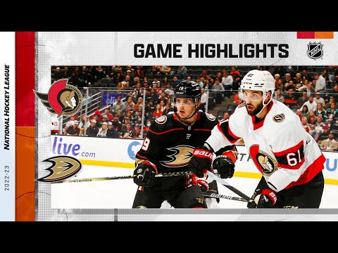 Senators @ Ducks 11/25 | NHL Highlights 2022