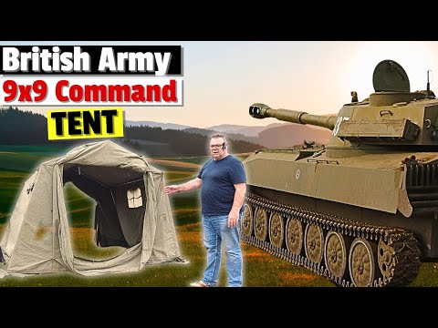 The Infamous Cold War British Army 9x9 Radio Command Tent