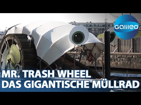 Mr. Trash Wheel, der süße Müllschlucker im Hafen Baltimores | Galileo | ProSieben