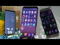 Сравнение SAMSUNG Galaxy S7, S8, S9
