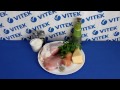 Рецепт приготовления мясных трубочек с начинкой в мясорубке VITEK VT-3603 W