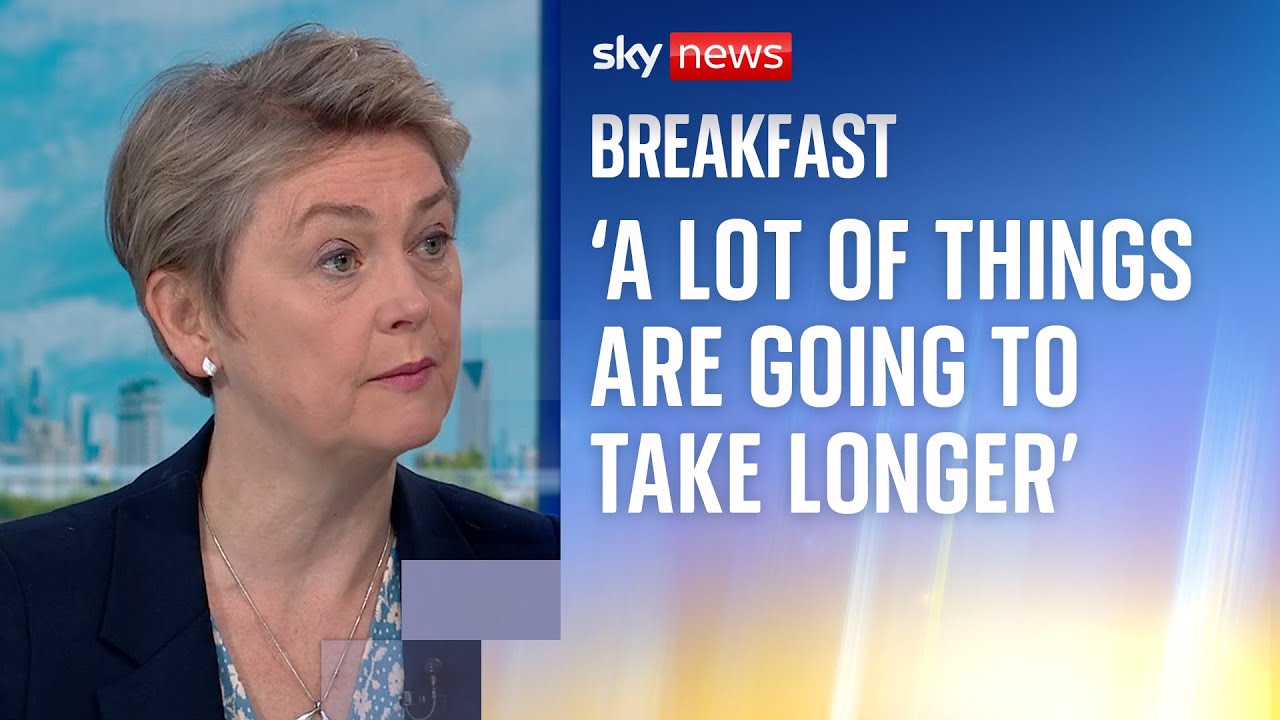 'Change doesn't happen at the flick of a switch' Yvette Cooper reinforces the Prime Minister's words