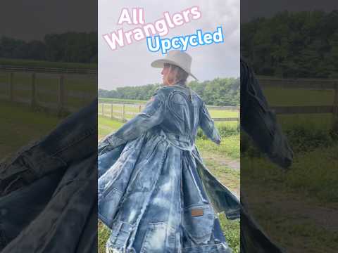 Upcycled cowboy wranglers #cowgirl #wranglers #upcycled #reworked