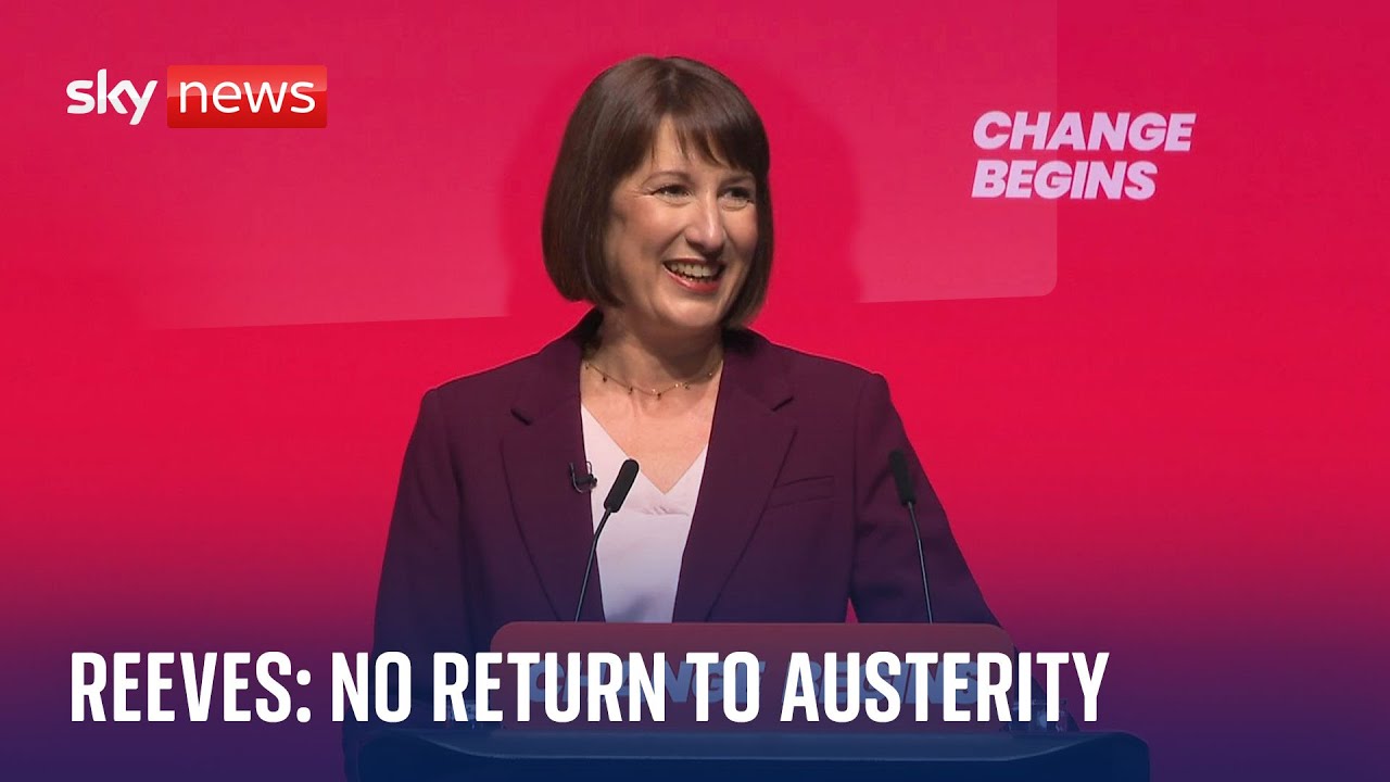 Reeves interrupted by heckler as she strikes more optimistic tone