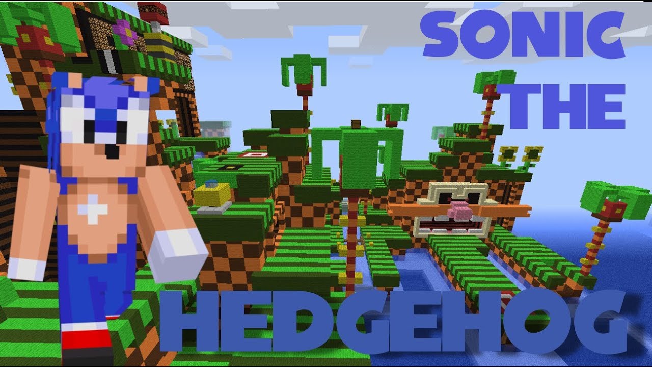 Sonic The Hedgehog Minecraft Minigame Speed Run Youtube