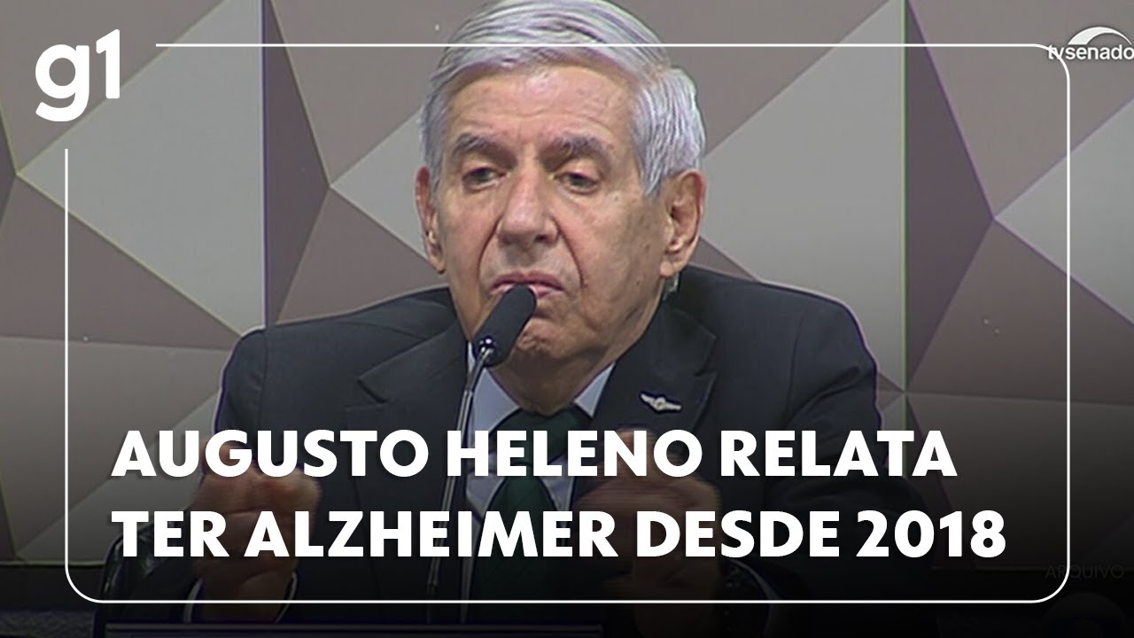 Em exame após prisão Augusto Heleno diz ter Alzheimer TV Online Em exame após prisão Augusto Heleno diz ter Alzheimer