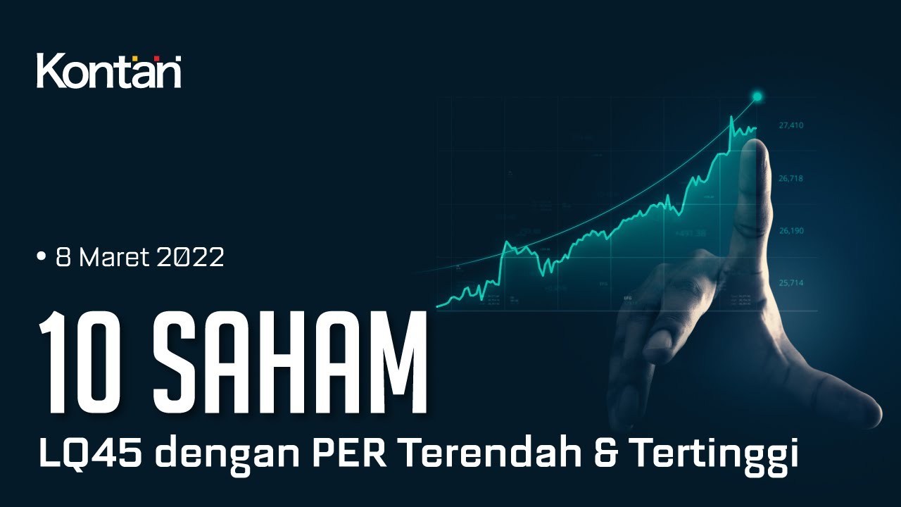 IHSG Turun, INI 10 SAHAM LQ45 Dengan PER Terendah & Tertinggi (8/3/2022)