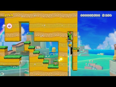 強制カベつかまりで抜かされてしまう瞬間【マリオメーカー2】