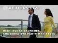 LIVE: British Prime Minister Rishi Sunak launches Conservative party manifesto