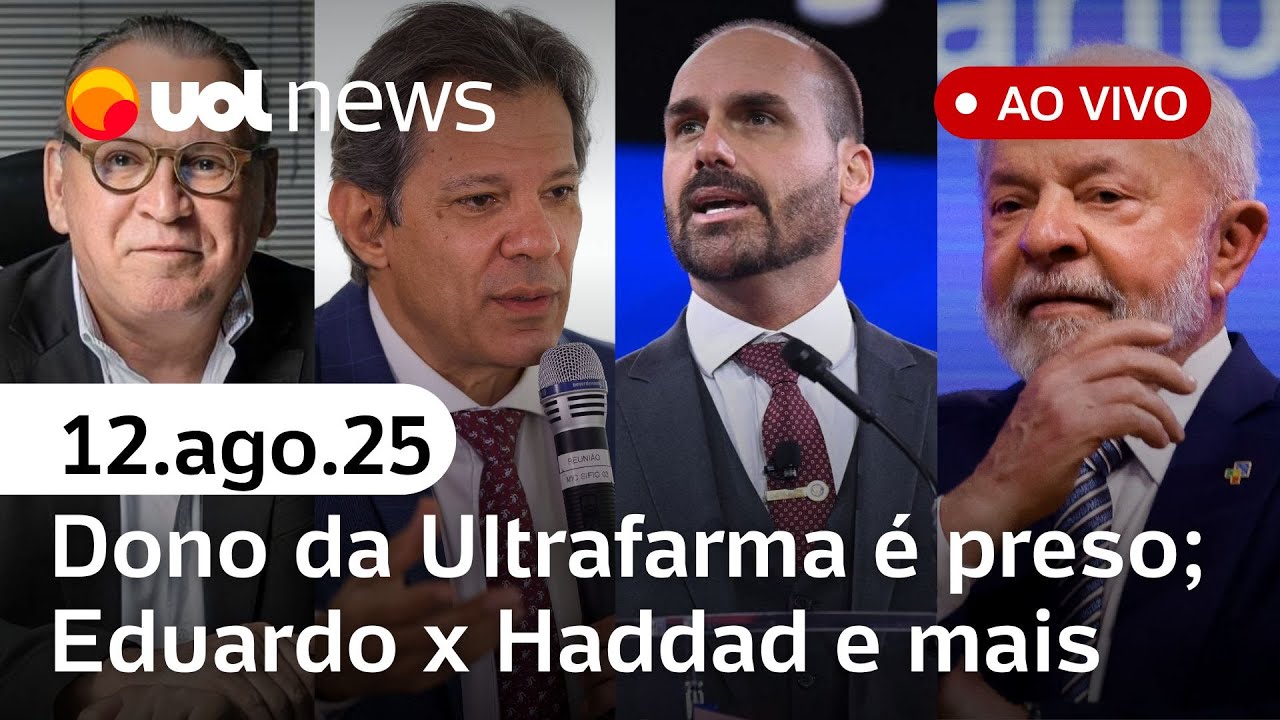 Dono da Ultrafarma e executivo da Fast Shop são presos Lula fala com Xi Jinping Eduardo x Haddad