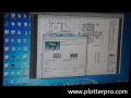 Canon ImagePrograf IPF760 wide format printer plotter stacker demo from Professional Plotter