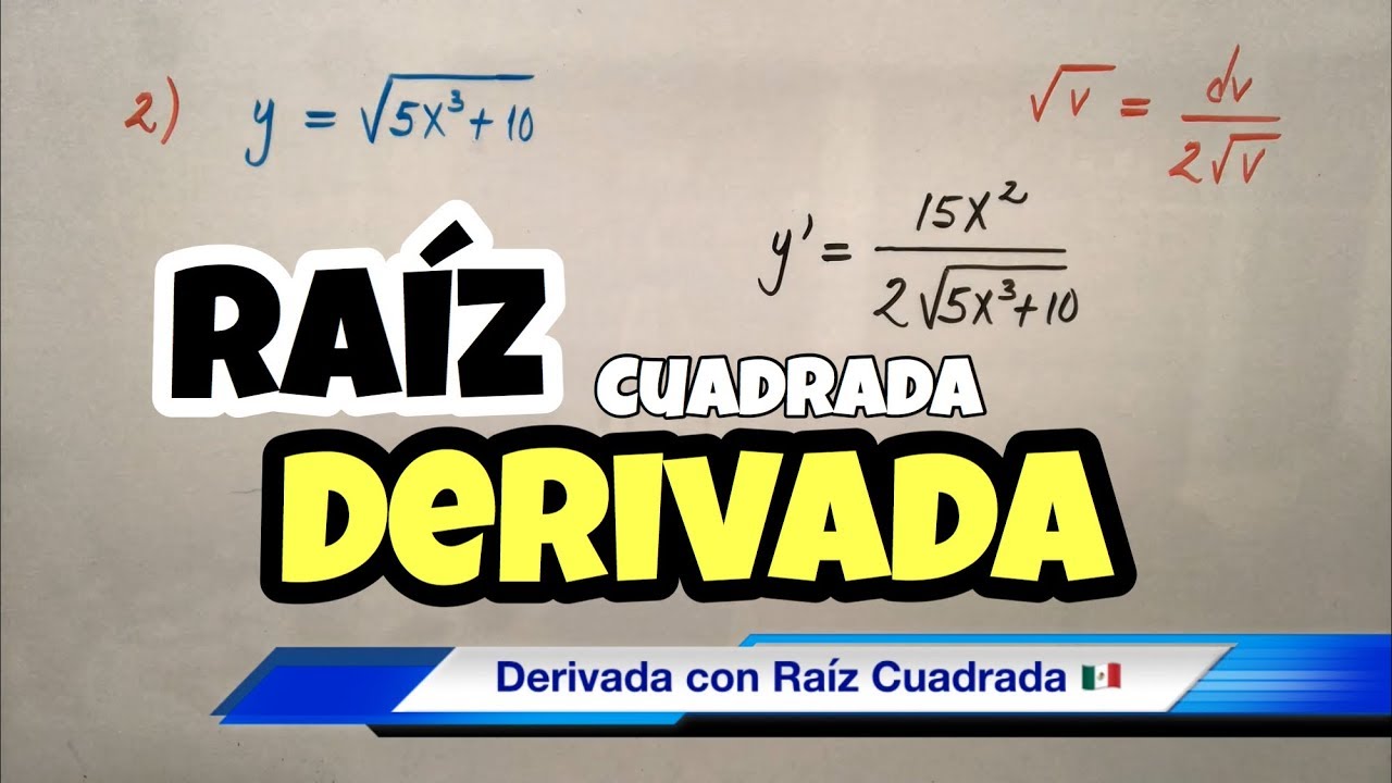 Derivada de raiz cuadrada de x