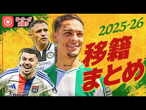 2025-26 ラ・リーガ移籍市場まとめ