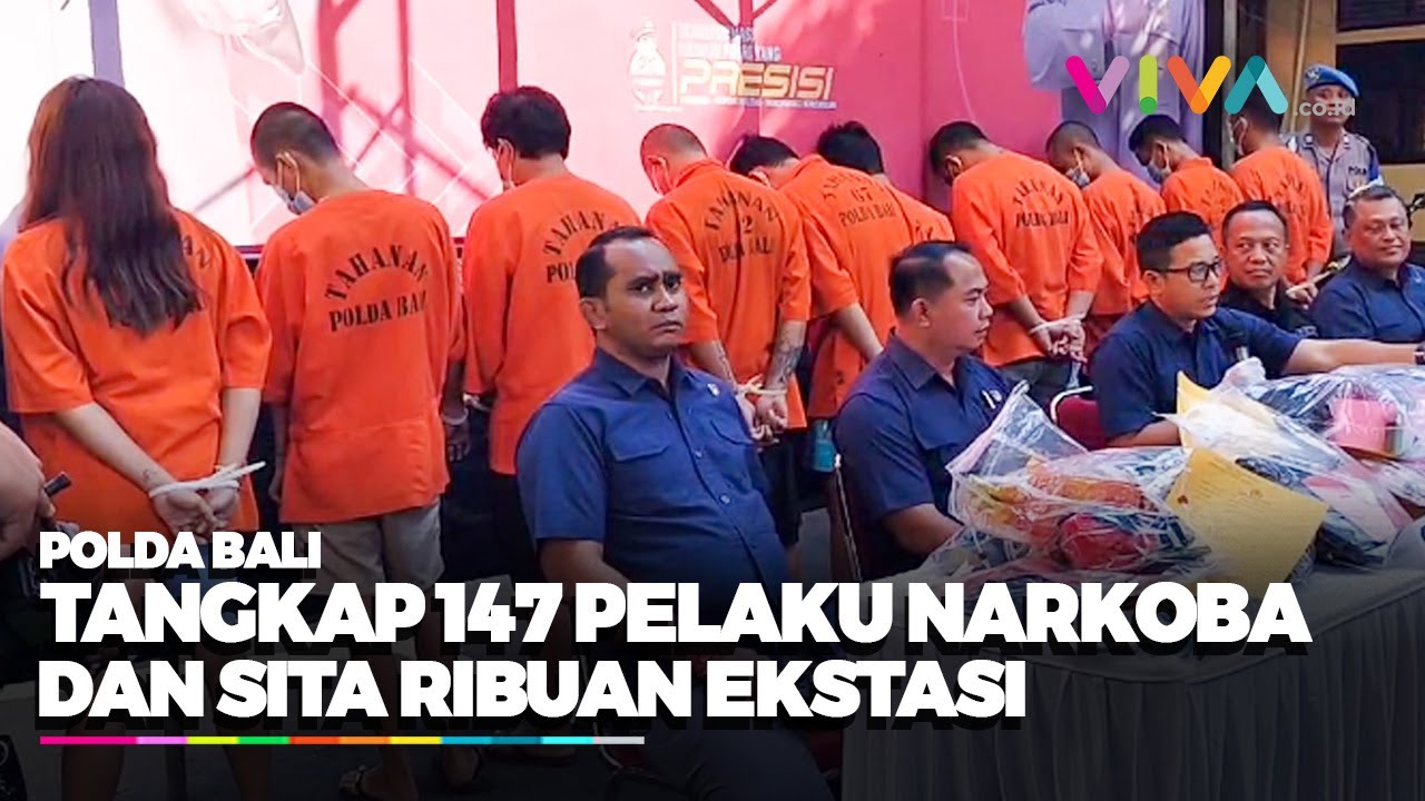 Polda Bali Berhasil Tangkap 147 Orang Penyalahgunaan Narkoba