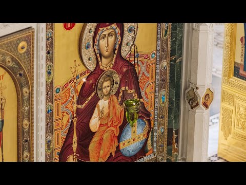 Вечернее богослужение. Акафист Пресвятой Богородице. Собор архангела Гавриила