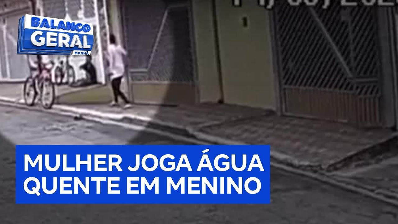 Mulher joga água quente em menino de 11 anos e alega que não gosta de crianças