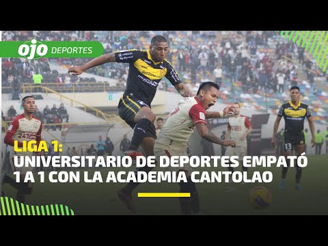 ? EN VIVO | UNIVERSITARIO NO PUDO SUMAR DE A TRES, ALIANZA Y CRISTAL GANARON | LIGA 1