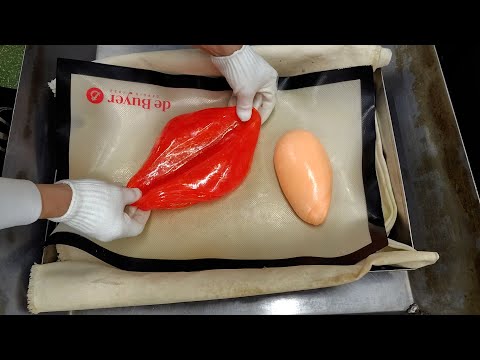 【製造風景】ミニ鏡餅飴の作り方 ～だいだい編 / ミニチュアキャンディ / How to make Handmade candy / 橙 / みかん / オレンジ