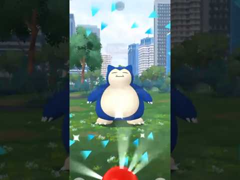 ホビーの動画サムネイル - ✨XXS Shiny Snorlax CAUGHT In Pokemon Go!✨ #shorts #pokemon