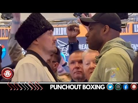 USYK VS DUBOIS FACE OFF #usykdubois2 #queensberrypromotions #undisputed
