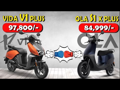 Vida V1 Plus Vs OLA S1X Plus | Best Electric Scooter Under 1 Lakh | Electric Vehicles India
