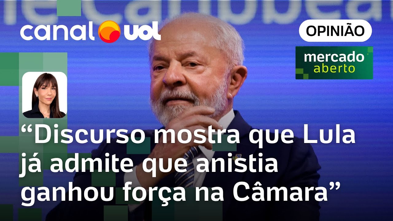Lula admite que anistia ganhou força na Câmara e a possibilidade de projeto passar | Amanda Klein