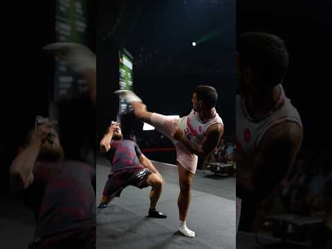 Fiziev pulled a fan up on stage to SPAR! 👀 #ufc325