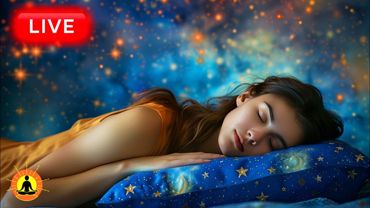 🔴 Deep Sleep Music 24/7, Calming Music, Insomnia, Sleep, Relaxing Music, Sleep Meditation, Rainfall