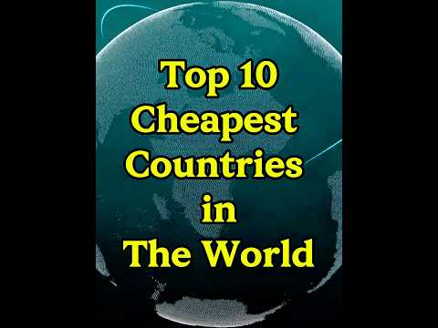 Top 10 Cheapest Countries in The World. #top10list #viralshort #facts