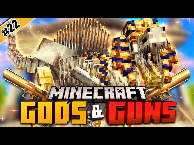 บุกพีระมิดต้องสาป! เทพแห่งกาลเวลาในทะเลทราย!? | Minecraft Gods and Guns EP.22
