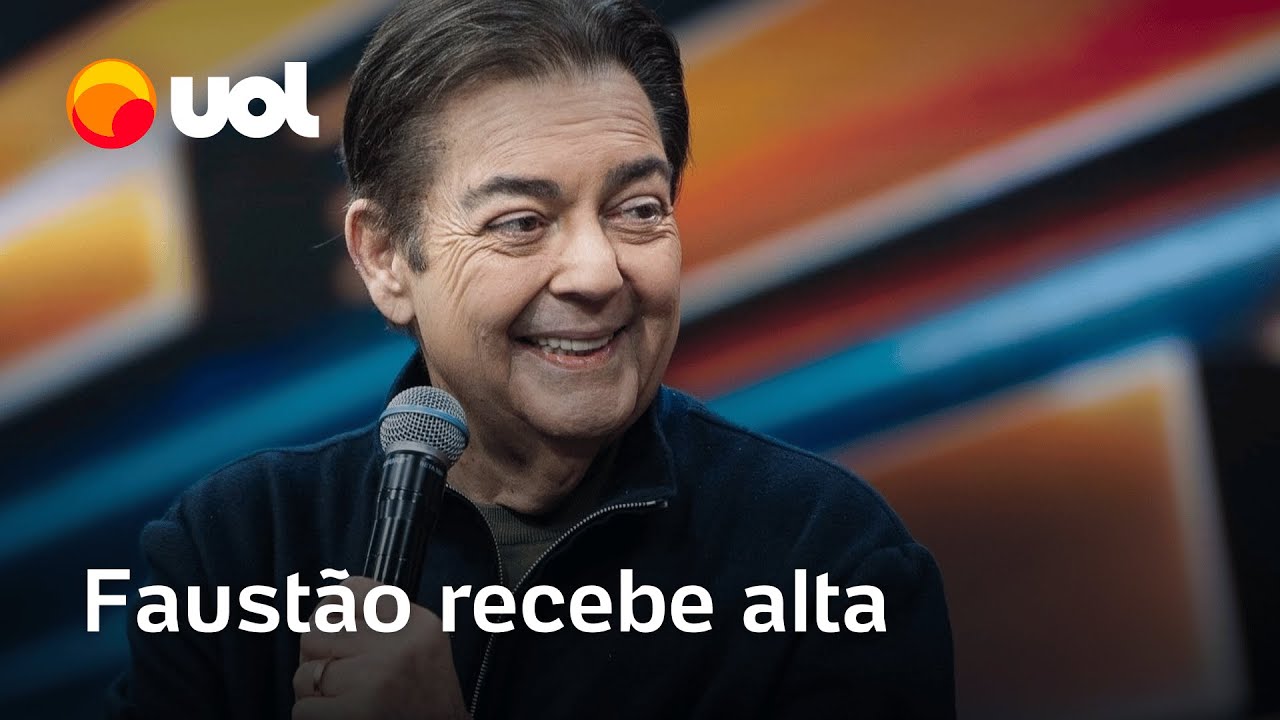 Faustão recebe alta hospitalar após meses internado apresentador segue tratamento em casa