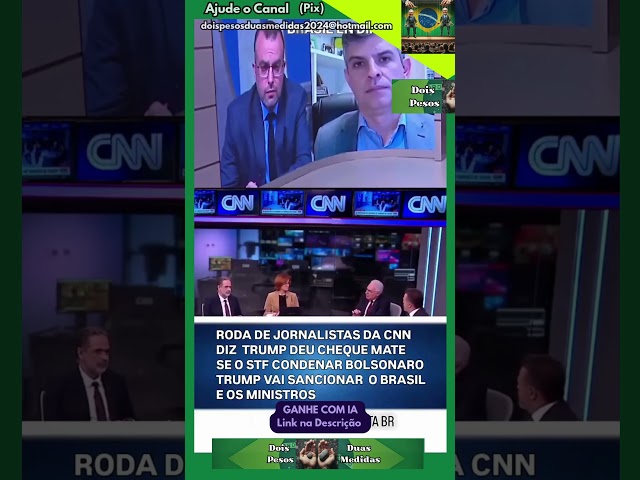 ♟️ CNN ADMITE: TRUMP DEU XEQUE-MATE E SANÇÕES PODEM VIR MAIS RÁPIDO SE BOLSONARO FOR CONDENADO!